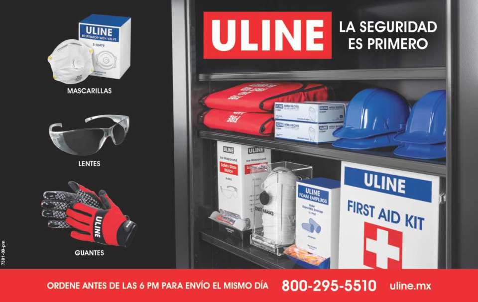 ULINE - Productos Basicos de Seguridad. Siempre en Existencia-Se envian hoy. Ordene antes de las 6pm para envio el mismo dia.