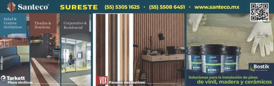 Floors and decorative panels. Solutions for the installation of Vinyl, Wood and Ceramic Floors. Health and Geriatric Centers, Shops and Hospitality, Corporate and Residential. TARKETT-VOX-BOSTIK. Floors and decorative panels. Solutions for the installation of Vinyl, Wood and Ceramic Floors. Health and Geriatric Centers, Shops and Hospitality, Corporate and Residential. TARKETT-VOX-BOSTIK.